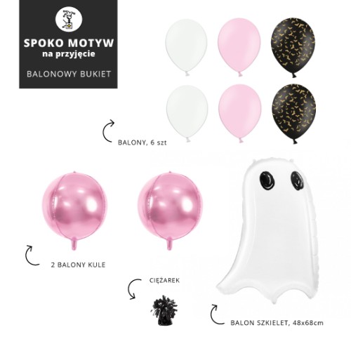 HALLOWEEN-roz-czarny-balonowy-bukiet-z-duchem