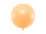 Balon Jumbo 60cm, j. pomarańczowy, Pastel Light Peach | PartyDeco Strong Balloons