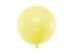 Balon Jumbo 60cm, j. żółty, Pastel Light Yellow | PartyDeco Strong Balloons