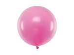 Balon Jumbo 60cm, różowy fuksja, Pastel Fuchsia | PartyDeco Strong Balloons