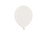Balony 30cm, biały metaliczny, Metallic Pure White, 6szt.| PartyDeco Strong Balloons