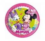 Talerzyki Myszka Minnie, 20cm, 8szt. | MYSZKA RÓŻOWY
