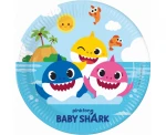Talerzyki Baby Shark, 23cm, 8szt. | REKINY