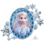 Balon foliowy Kraina Lodu, Frozen, Anna i Elsa | ZIMOWY