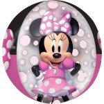 Balon foliowy Myszka Minnie, kula | MYSZKA RÓŻOWY