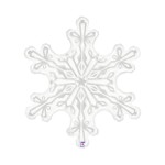 Balon foliowy Śnieżynka