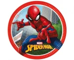 Talerzyki Spiderman, 23cm, 8szt. | PAJĄK