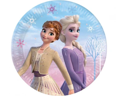 Talerzyki Kraina Lodu 2: Wind Spirit / Frozen 2, 23cm, 8szt. | ZIMOWY