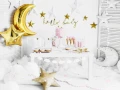 Talerzyki Gwiazdka, Little Star, złoty, 6szt.