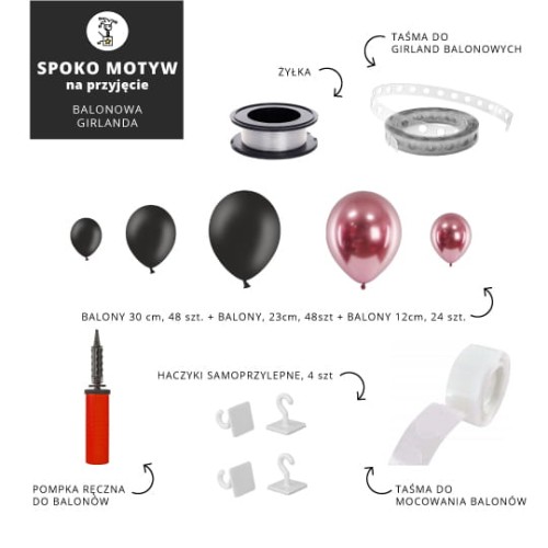 Balonowa-girlanda-PRO-CZARNY-ROZOWE-ZLOTO-GLOSSY.jpg