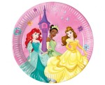 Talerzyki Disney Princess, 20cm, 8 szt. | KSIĘŻNICZKI