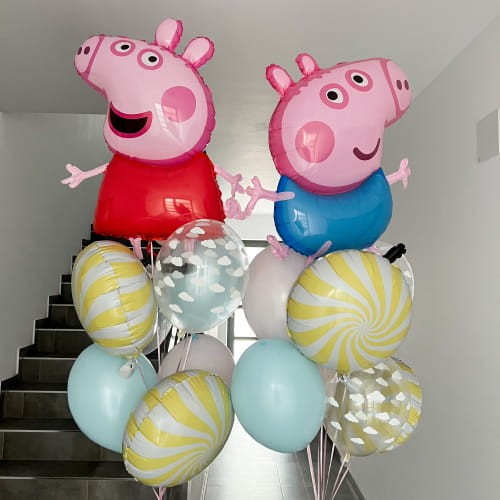 URODZINY_TEMATYCZNE_Spoko_Motyw_balonowy_bukiet_balony_z_helem_urodziny_dziecka_swinka_Peppa_George.jpg