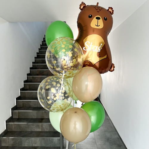 URODZINY_TEMATYCZNE_Spoko_Motyw_balonowy_bukiet_z_niedzwiadkiem_balony_z_helem_Krakow.jpg
