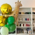 SAFARI - balonowy bukiet BASIC z żyrafą