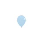 Balony 12cm, Pastel Matte Blue, 50szt. | Sempertex Pastel Matte