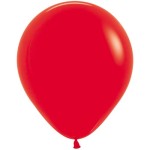 Balony 45cm, Red, 1szt. | Sempertex Fashion Solid
