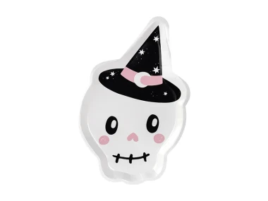 Talerzyki Czaszka, 6szt. | HALLOWEEN
