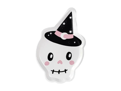 Talerzyki Czaszka, 6szt. | HALLOWEEN