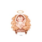 Dekoracja wielkoformatowa JASEŁKA, DZIECIĄTKO W ŻŁÓBKU 62x73cm (Wybierz materiał: karton 5W EB + nóżka (cięcie do linii prostej u dołu, wykończenie laminatem, nóżka na odwrocie))