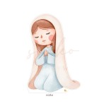 Dekoracja wielkoformatowa JASEŁKA, MARYJA 64x95cm (Wybierz materiał: karton 5W EB + nóżka (cięcie do linii prostej u dołu, wykończenie laminatem, nóżka na odwrocie))