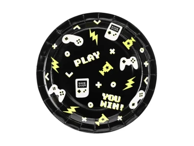 Talerzyki Gamepady, 23cm, 6szt.