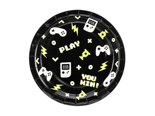 Talerzyki Gamepady, 23cm, 6szt.