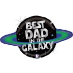 Balon foliowy Best Dad in the Galaxy | DZIEŃ OJCA