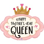 Balon foliowy Happy Mother's Day Queen | DZIEŃ MATKI