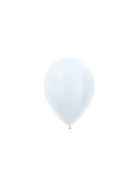 Balony 12cm, Pearl White, 50szt. | Sempertex Pearl