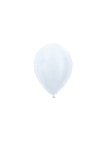 Balony 12cm, Pearl White, 50szt. | Sempertex Pearl
