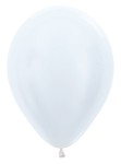 Balony 30cm, Pearl White, 50szt. | Sempertex Pearl