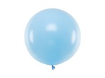 Balon Jumbo 60cm, j. niebieski, Pastel Baby Blue | PartyDeco Strong Balloons