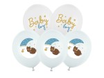 Balony lateksowe 30cm, Baby Boy, mix 6szt.