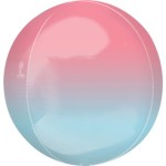 Balon foliowy Orbz Ombre, kula