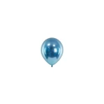 Balony 12cm, niebieski, 50szt.| PartyDeco Glossy Balloons