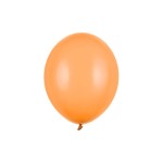 Balony 30cm, pomarańczowy, Pastel Bright Orange, 6szt.| PartyDeco Strong Balloons