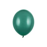 Balony 30cm, butelkowy zielony, Pastel Bottle Green, 6szt.| PartyDeco Strong Balloons