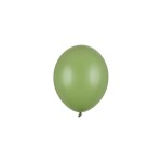 Balony 23cm, oliwkowy zielony, Pastel Rosemary Green, 6szt.| PartyDeco Strong Balloons