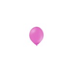 Balony 12cm, różowy fuksja, Pastel Fuchsia, 6szt.| PartyDeco Strong Balloons