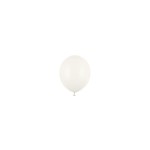 Balony 12cm, zgaszony biały, Pastel Off-White, 6szt.| PartyDeco Strong Balloons