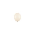 Balony 12cm, jasny cielisty, Pastel Light Nude, 6szt.| PartyDeco Strong Balloons