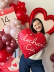 Balon foliowy Serce "Kocham Cię" | WALENTYNKI