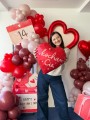 Balonowa ścianka do zdjęć, WALENTYNKI (montaż, Kraków)