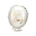 Balon foliowy Poduszka z falbanką, z napisem "Oh Baby"