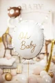 Balon foliowy Poduszka z falbanką, z napisem "Oh Baby"