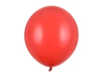 Balon 43cm, czerwony, Pastel Poppy Red, 1szt. | PartyDeco Strong Balloons 