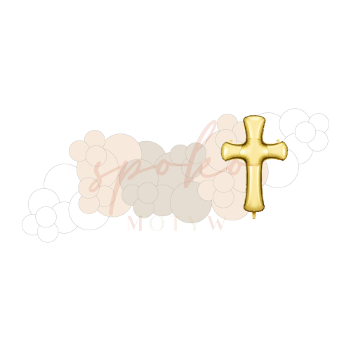 Balonowa girlanda 1,5mb, Pierwsza Komunia Święta, BEŻOWA ELEGANCJA (odbiór osobisty, dostawa, Kraków)