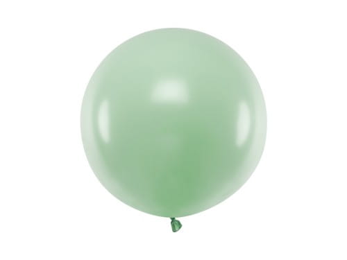 Balon Jumbo 60cm, pistacjowy, Pastel Pistacho | PartyDeco Strong Balloons + HEL (odbiór osobisty, dostawa Kraków)