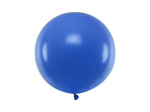 Balon Jumbo 60cm, niebieski, Pastel Blue | PartyDeco Strong Balloons + HEL (odbiór osobisty, dostawa Kraków)