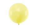 Balon Jumbo 60cm, j. żółty, Pastel Light Yellow | PartyDeco Strong Balloons + HEL (odbiór osobisty, dostawa Kraków)